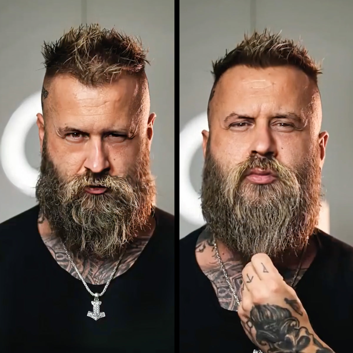 Carbon X The beard struggle Skjegg rettetang trådløs